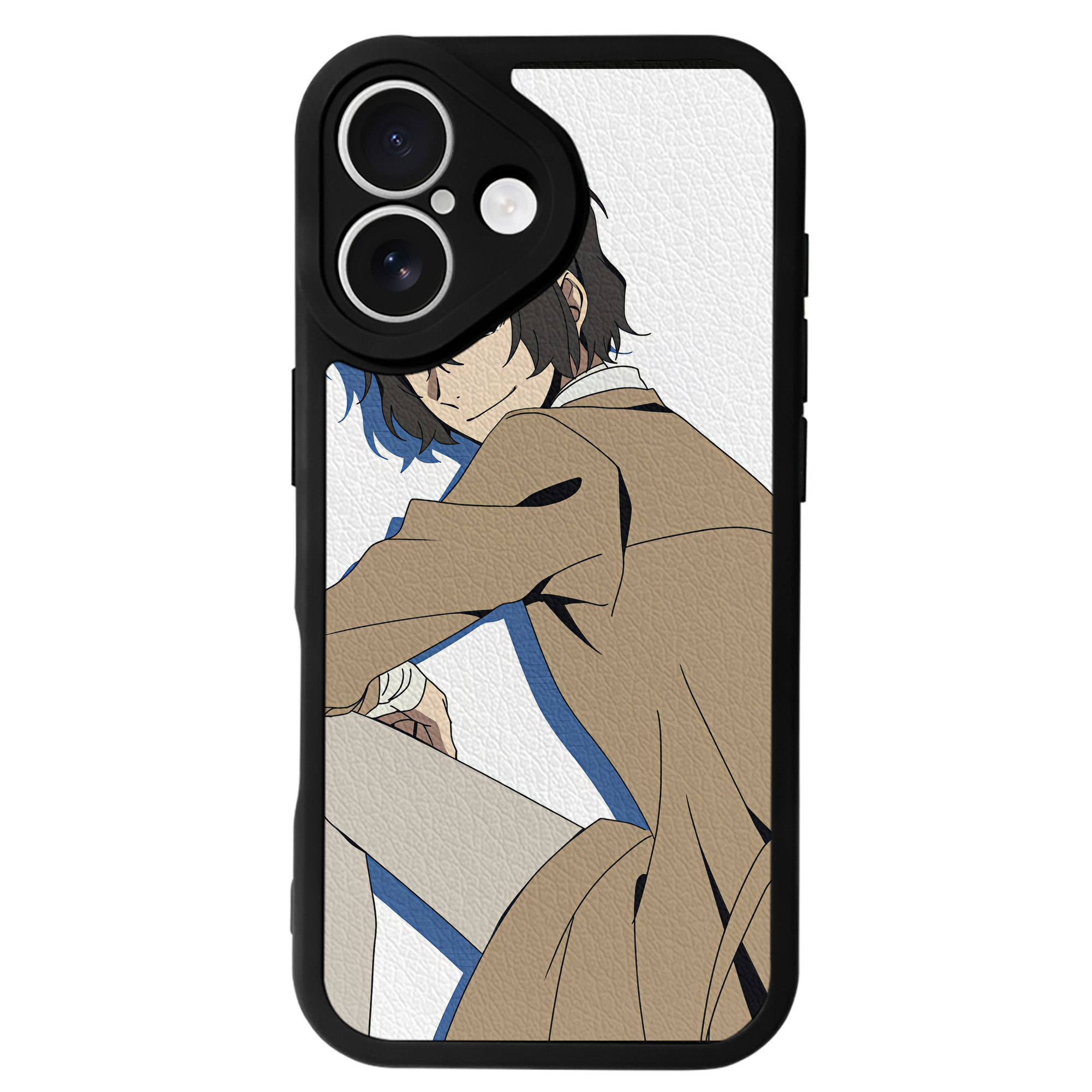 （画像用） 文豪ストレイドッグス Bungo Stray Dogs 【iPhone 16シリーズ対応】シリコンスマホケース（レザー調） 材質：シリコン